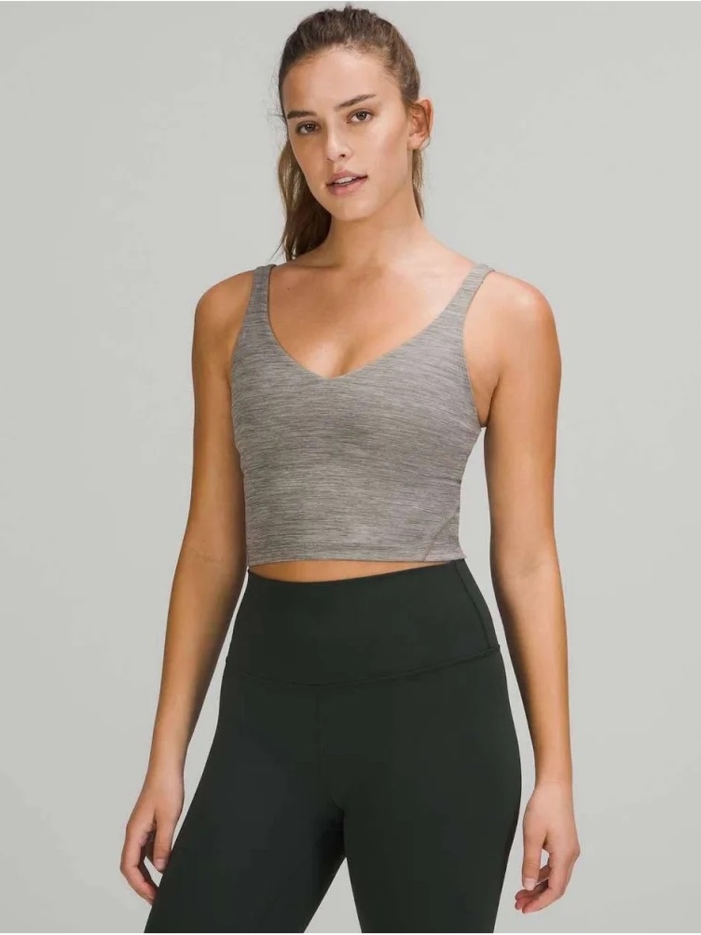 Lululemon Align Tank Top Heathered Rover Size 16